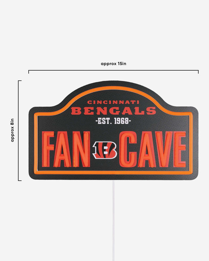 Cincinnati Bengals LED Neon Fancave Sign FOCO - FOCO.com