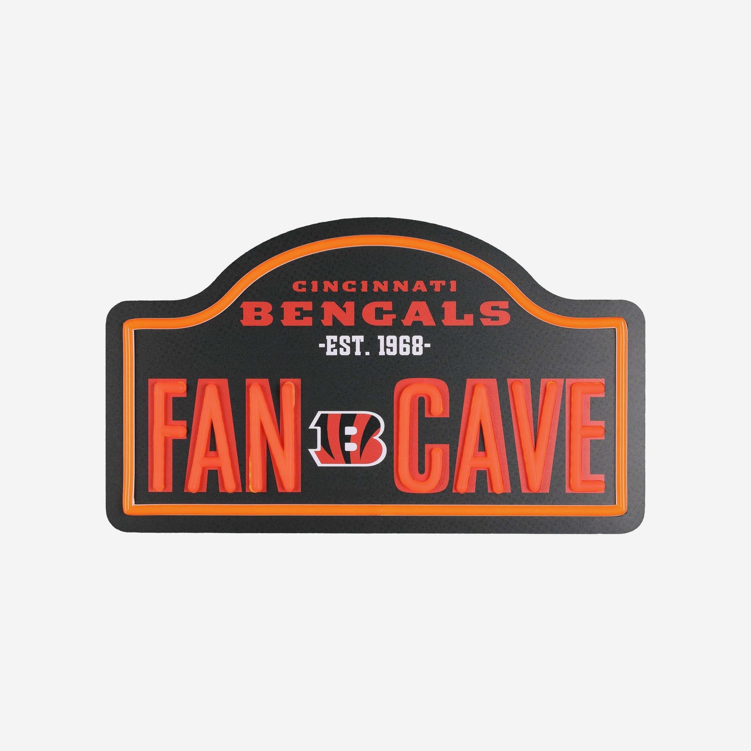 Cincinnati Bengals LED Neon Fancave Sign FOCO