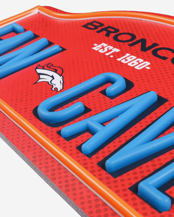 Denver Broncos LED Neon Fancave Sign FOCO - FOCO.com