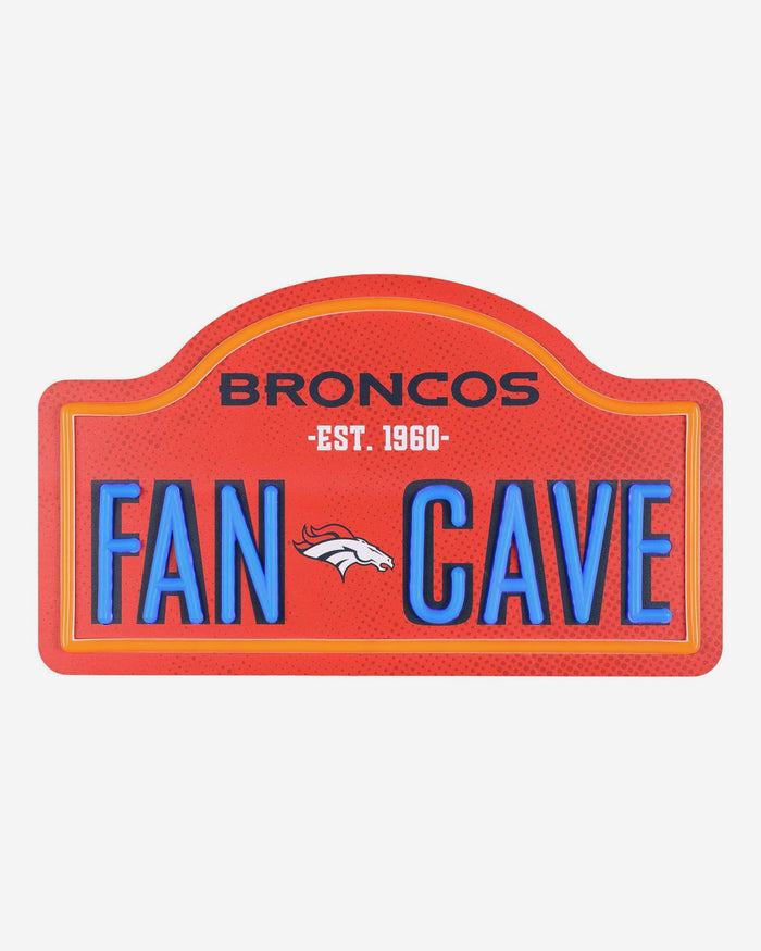 Denver Broncos LED Neon Fancave Sign FOCO - FOCO.com