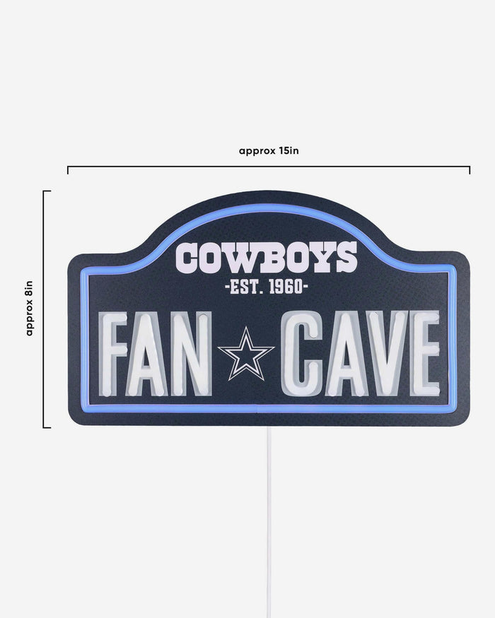 Dallas Cowboys LED Neon Fancave Sign FOCO - FOCO.com