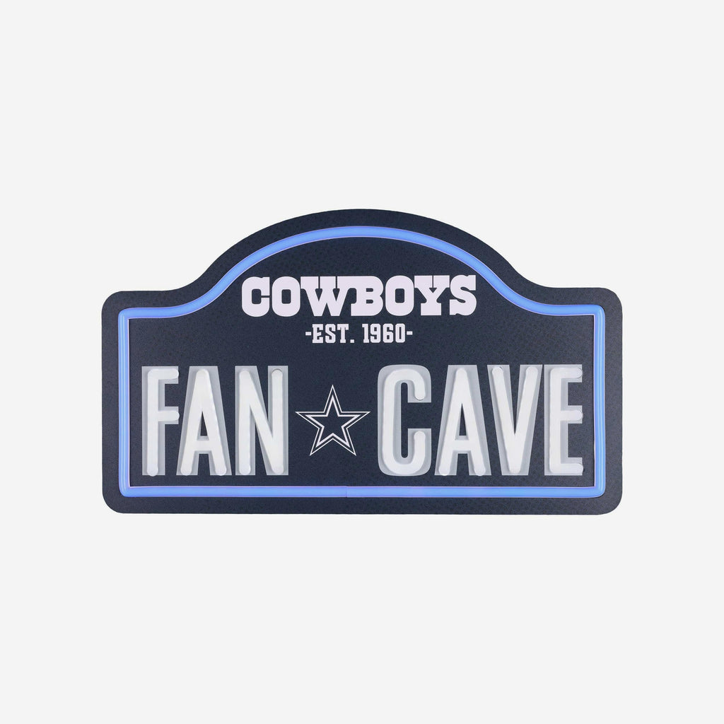 Dallas Cowboys LED Neon Fancave Sign FOCO - FOCO.com