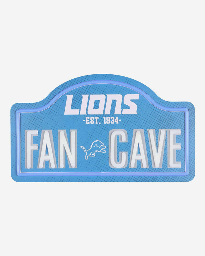 Detroit Lions LED Neon Fancave Sign FOCO - FOCO.com
