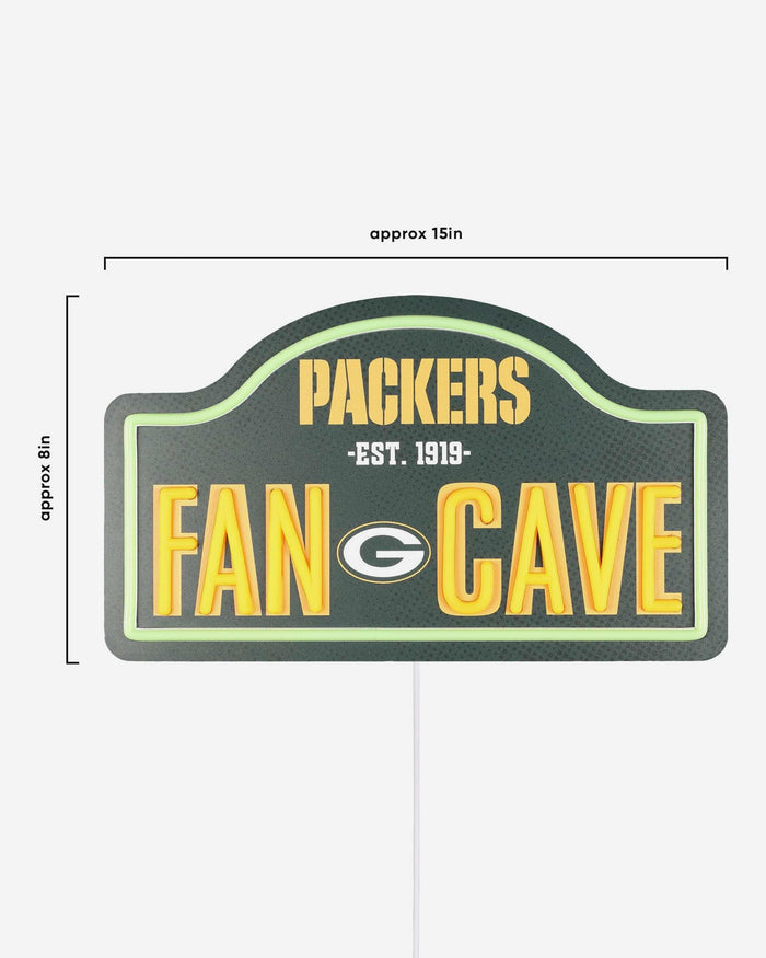 Green Bay Packers LED Neon Fancave Sign FOCO - FOCO.com