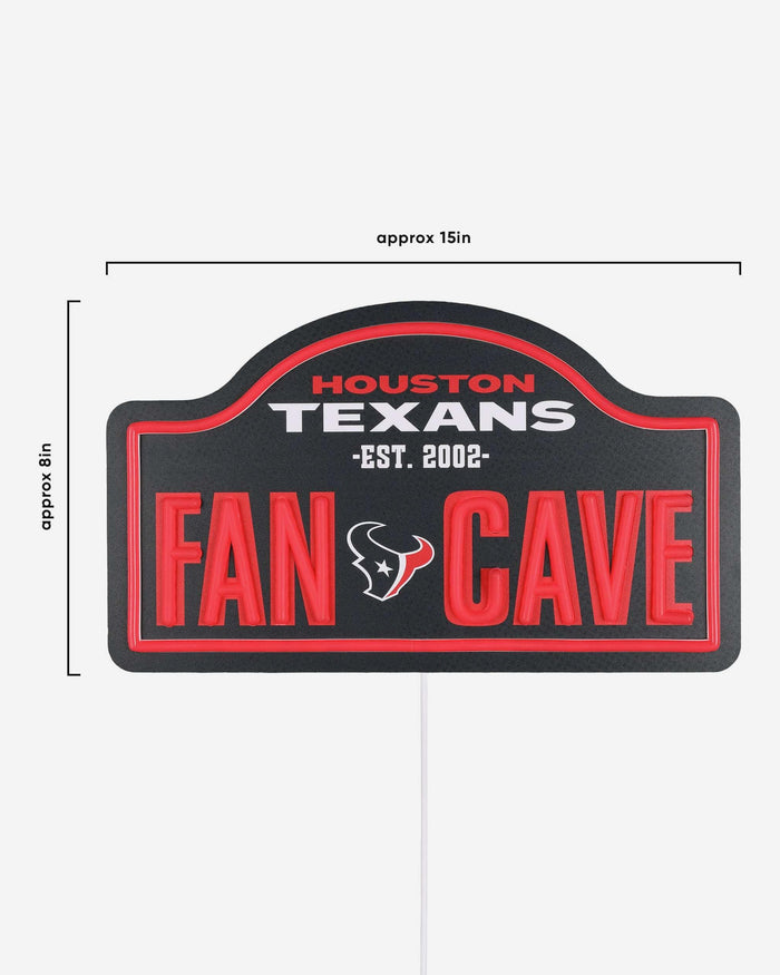 Houston Texans LED Neon Fancave Sign FOCO - FOCO.com
