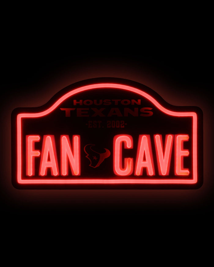 Houston Texans LED Neon Fancave Sign FOCO - FOCO.com