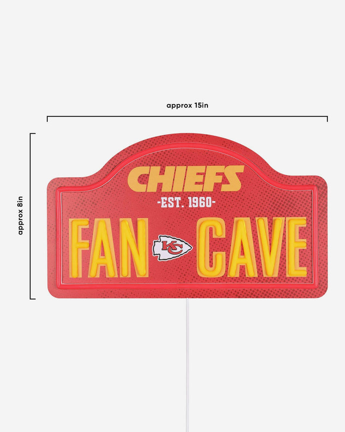Kansas City Chiefs LED Neon Fancave Sign FOCO - FOCO.com