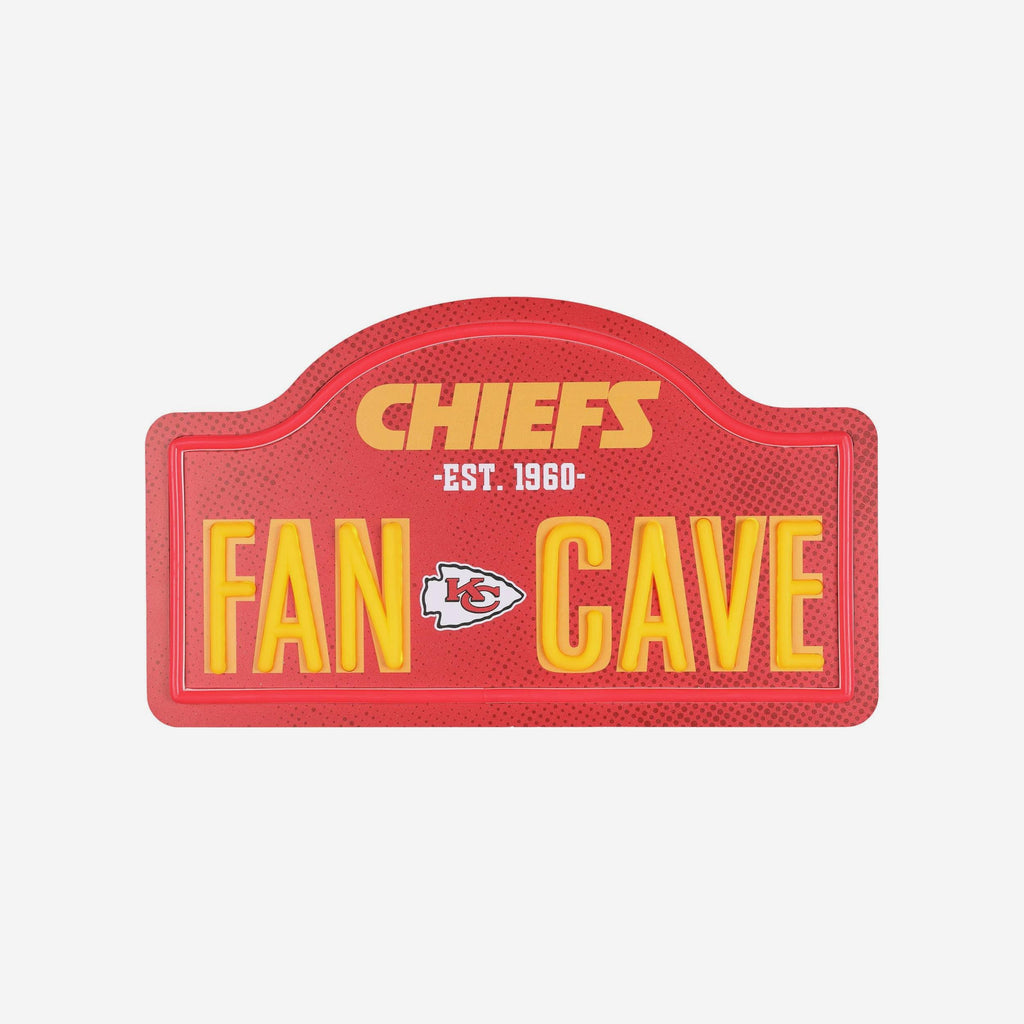 Kansas City Chiefs LED Neon Fancave Sign FOCO - FOCO.com