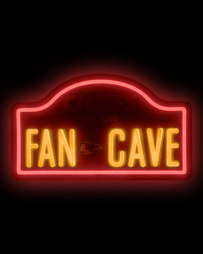 Kansas City Chiefs LED Neon Fancave Sign FOCO - FOCO.com