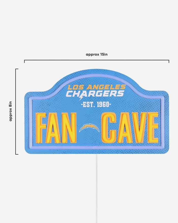 Los Angeles Chargers LED Neon Fancave Sign FOCO - FOCO.com