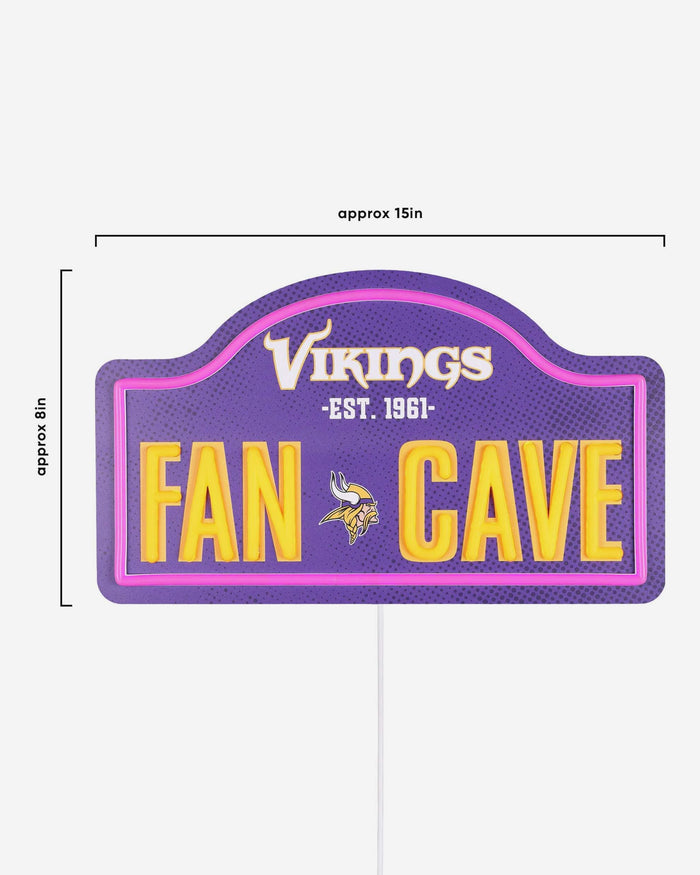 Minnesota Vikings LED Neon Fancave Sign FOCO - FOCO.com