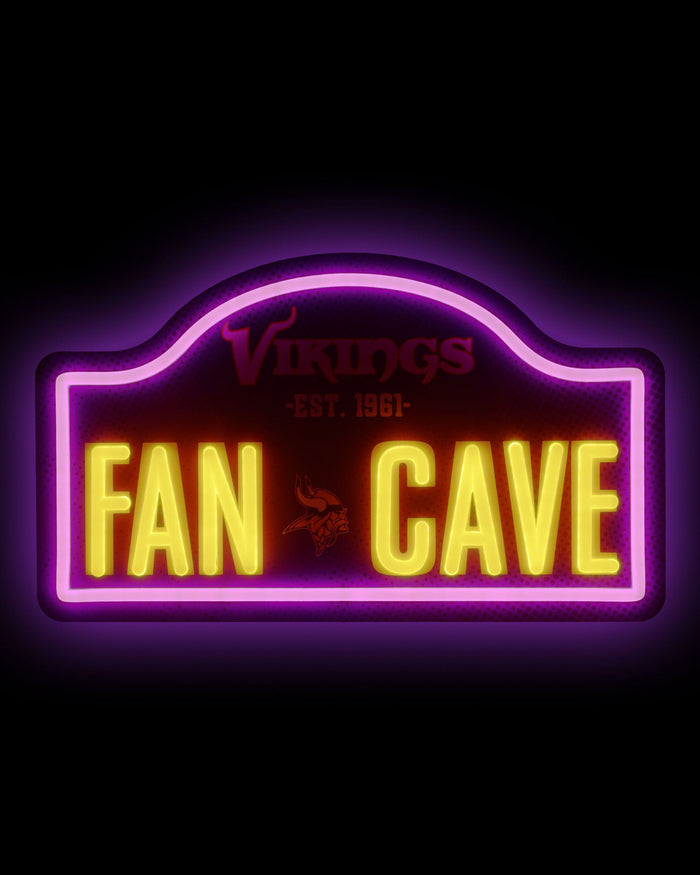 Minnesota Vikings LED Neon Fancave Sign FOCO - FOCO.com