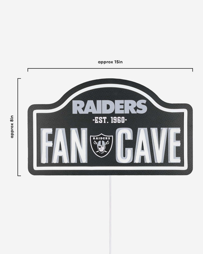 Las Vegas Raiders LED Neon Fancave Sign FOCO - FOCO.com