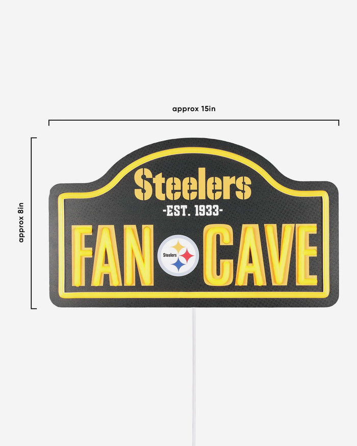 Pittsburgh Steelers LED Neon Fancave Sign FOCO - FOCO.com