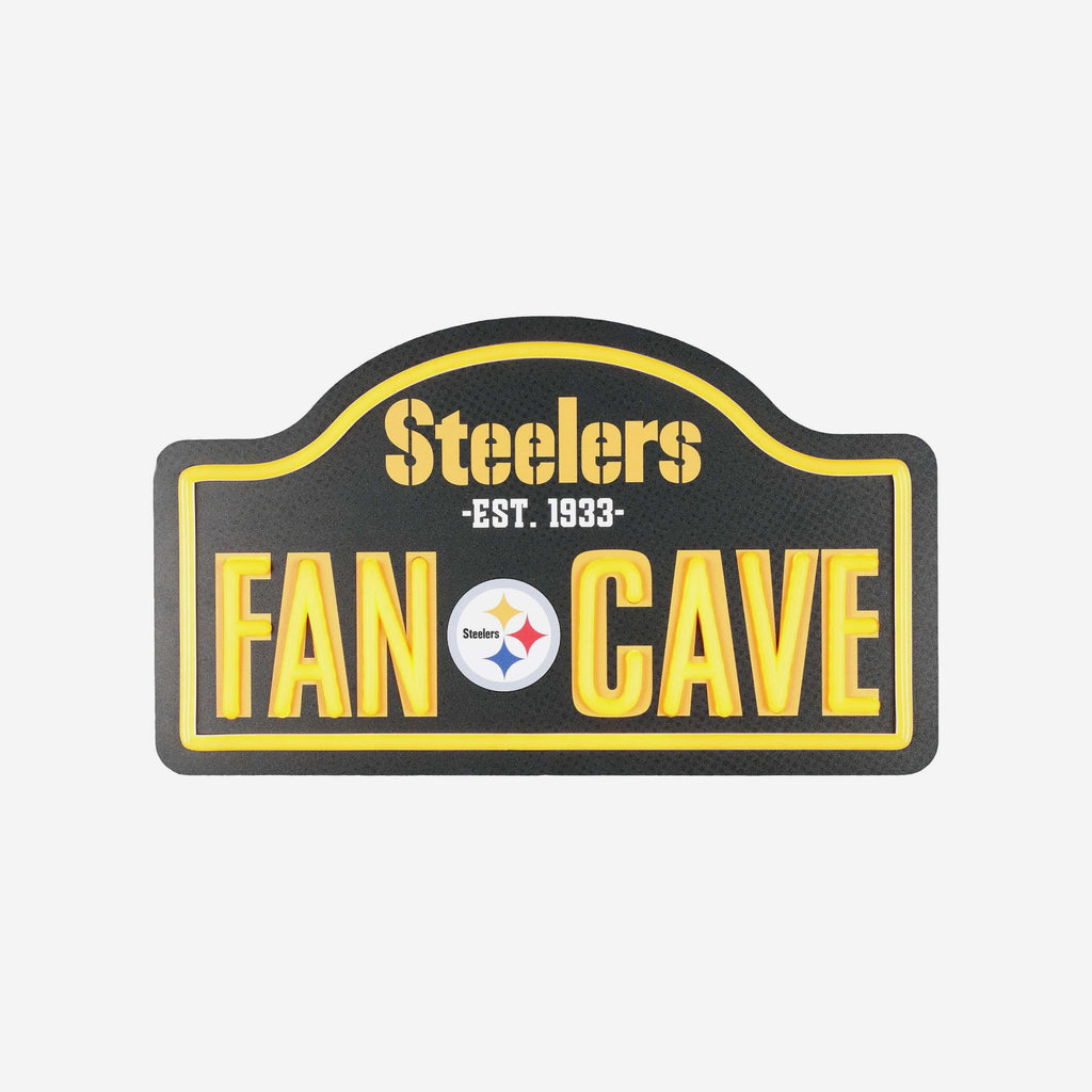 Pittsburgh Steelers LED Neon Fancave Sign FOCO - FOCO.com