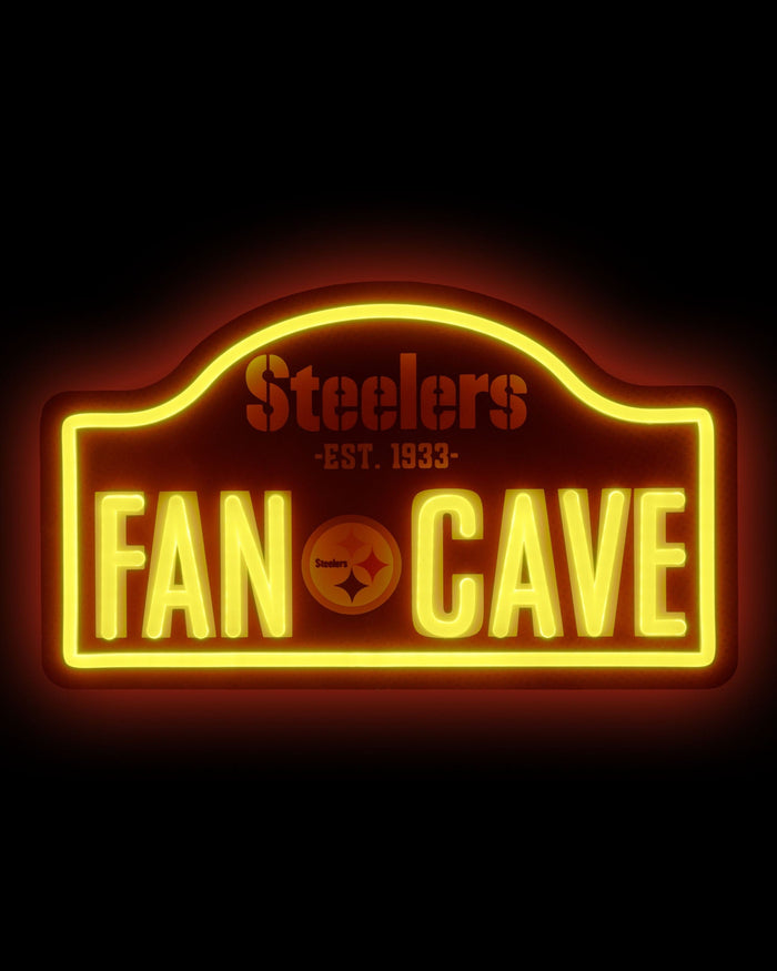 Pittsburgh Steelers LED Neon Fancave Sign FOCO - FOCO.com