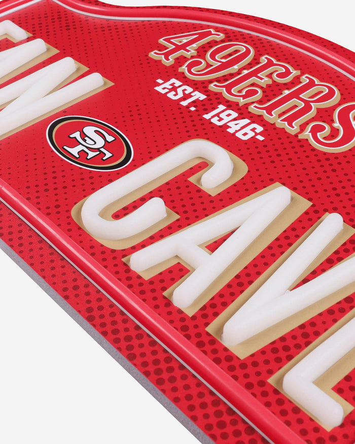 San Francisco 49ers LED Neon Fancave Sign FOCO - FOCO.com