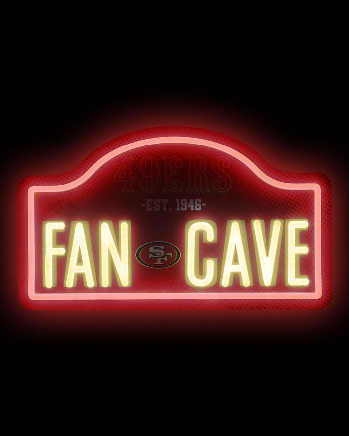San Francisco 49ers LED Neon Fancave Sign FOCO - FOCO.com