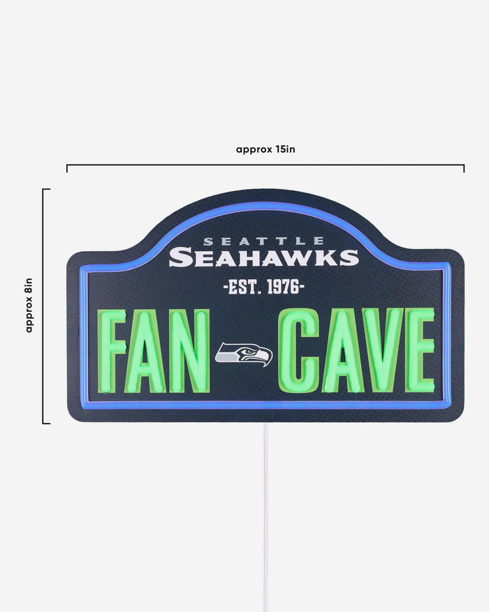 Seattle Seahawks LED Neon Fancave Sign FOCO - FOCO.com