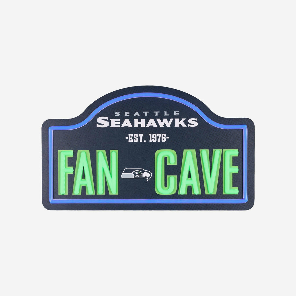 Seattle Seahawks LED Neon Fancave Sign FOCO - FOCO.com