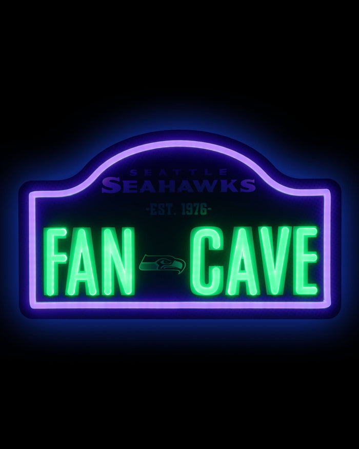 Seattle Seahawks LED Neon Fancave Sign FOCO - FOCO.com