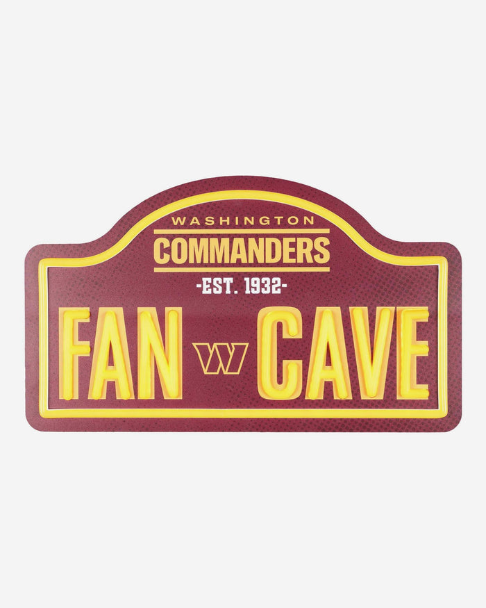 Washington Commanders LED Neon Fancave Sign FOCO - FOCO.com