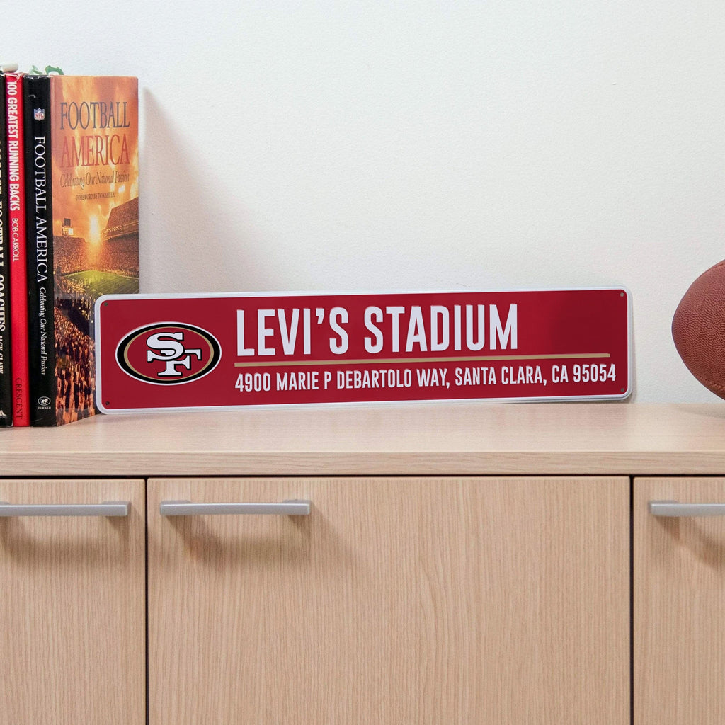 49ers Block Sign San Francisco 49ers Stadium Street Sign FOCO