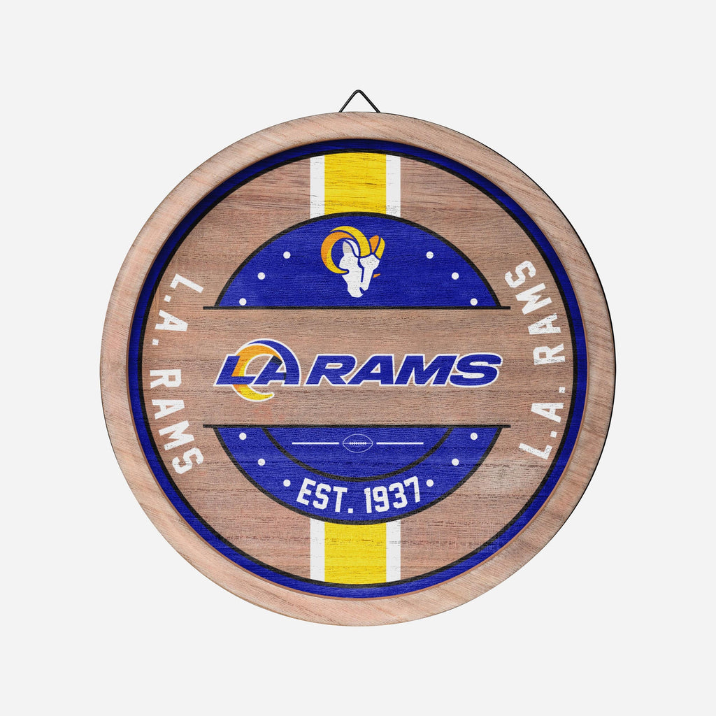 Los Angeles Rams Wooden Barrel Sign FOCO
