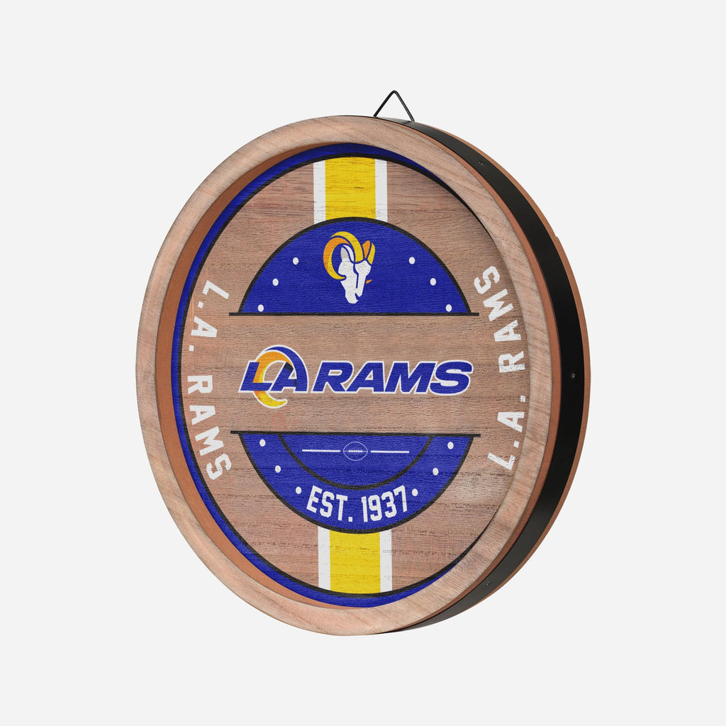 Los Angeles Rams Wooden Barrel Sign FOCO