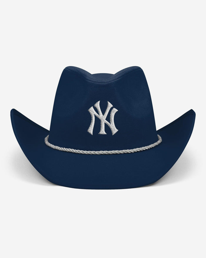 New York Yankees Solid Team Color Cowboy Hat FOCO - FOCO.com