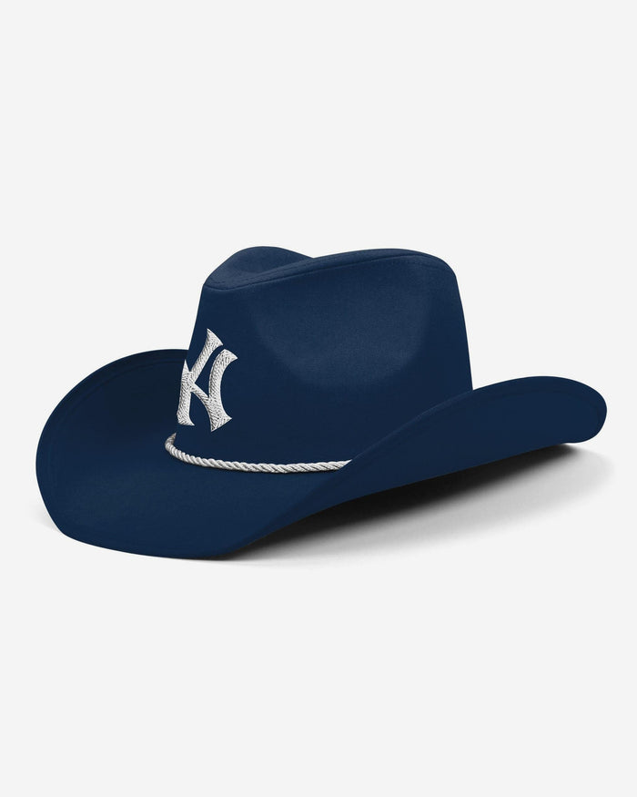 New York Yankees Solid Team Color Cowboy Hat FOCO - FOCO.com
