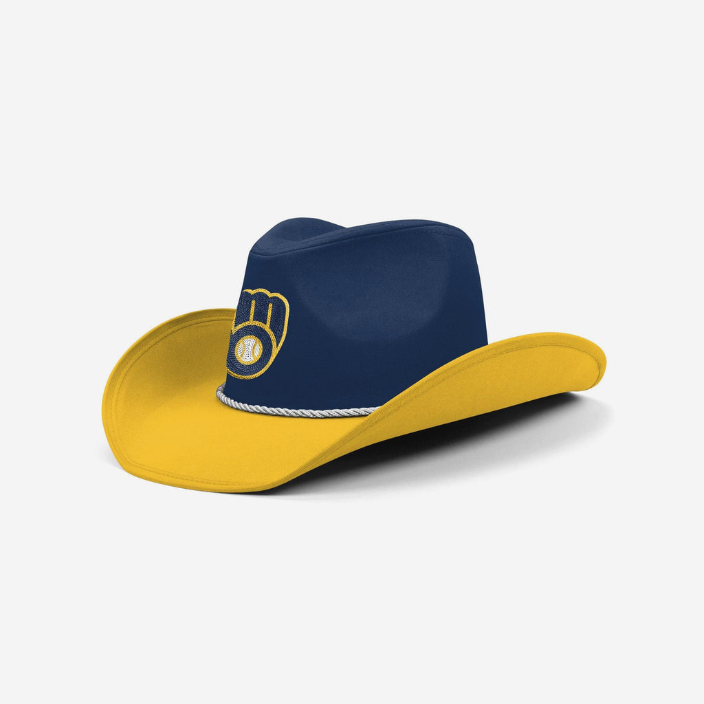Milwaukee Brewers Two Tone Cowboy Hat FOCO - FOCO.com