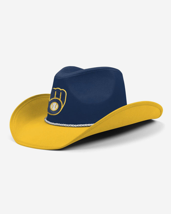 Milwaukee Brewers Two Tone Cowboy Hat FOCO - FOCO.com