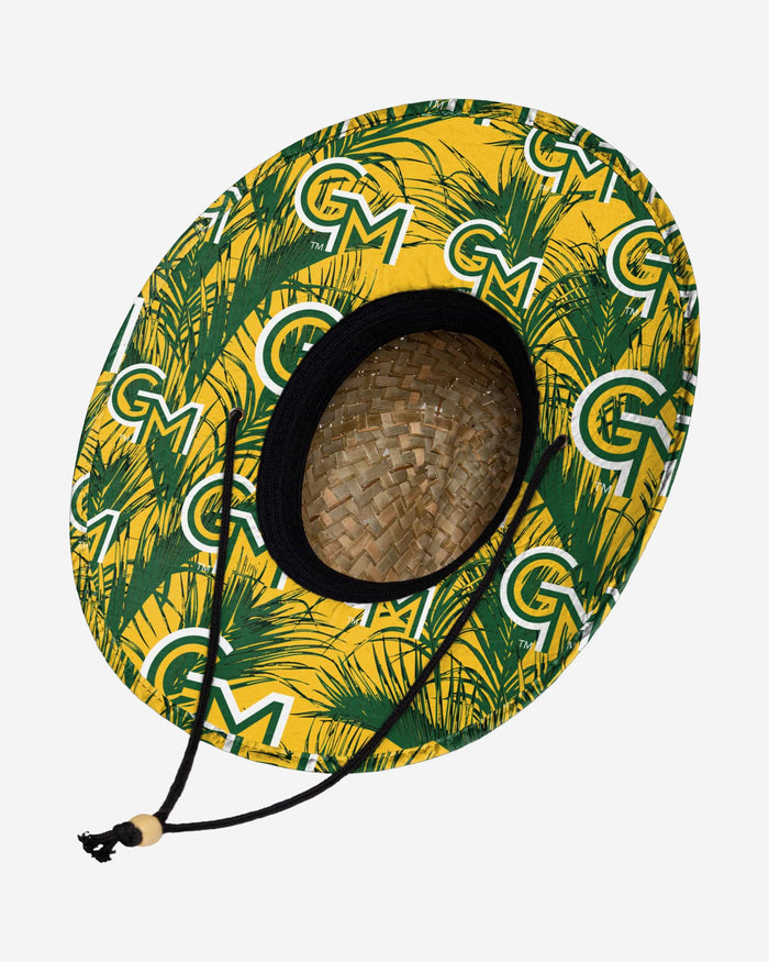 George Mason Patriots Floral Straw Hat FOCO - FOCO.com