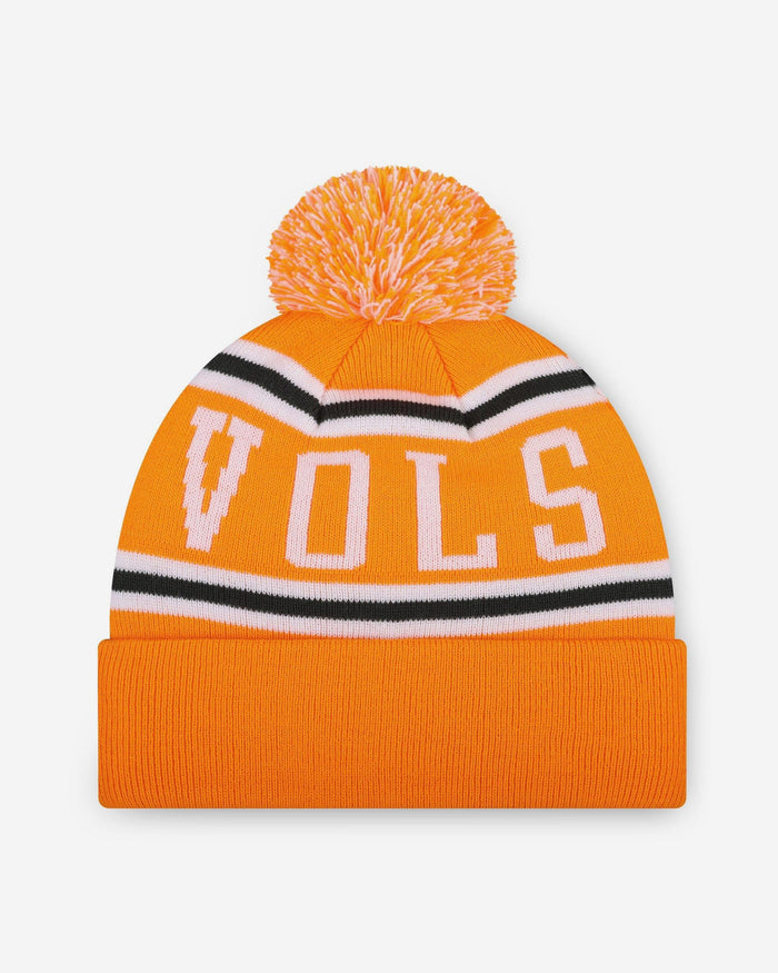 Tennessee Volunteers Primary Stripe Pom Beanie FOCO - FOCO.com