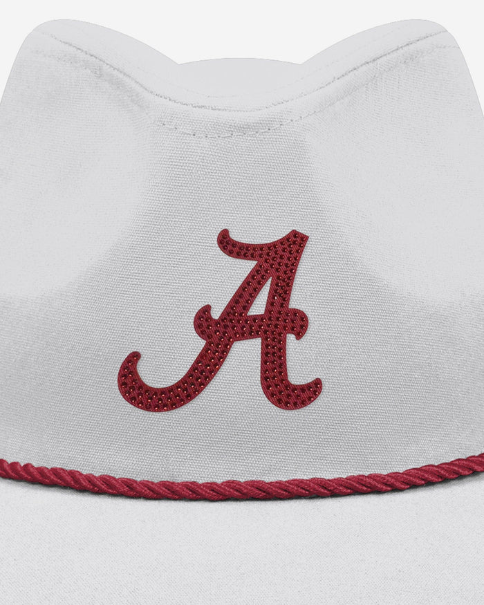 Alabama Crimson Tide White Rhinestone Logo Cowboy Hat FOCO - FOCO.com