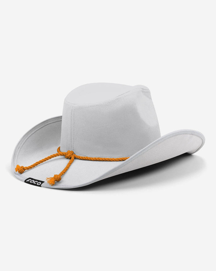 Tennessee Volunteers White Rhinestone Logo Cowboy Hat FOCO - FOCO.com