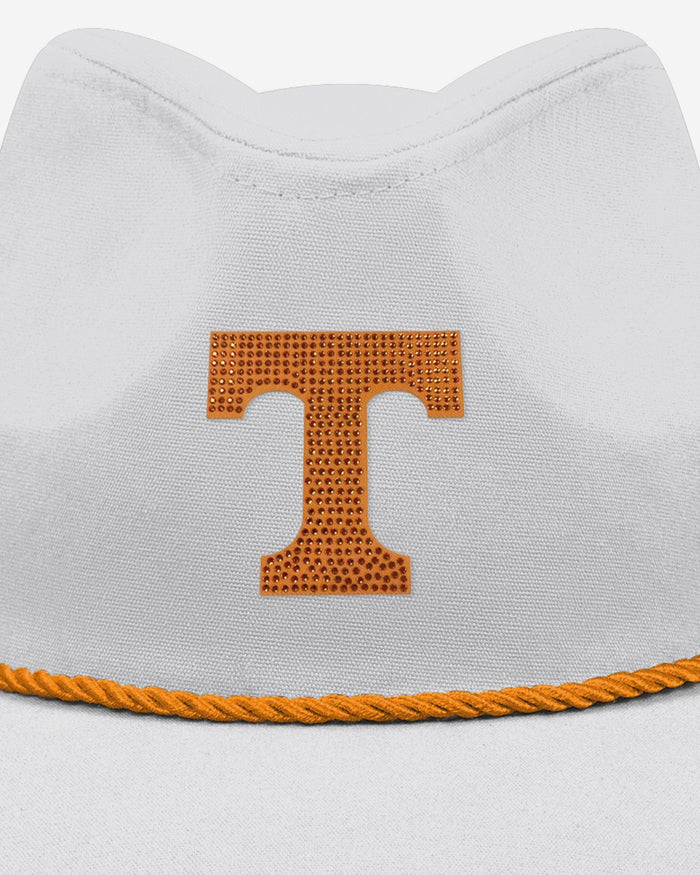 Tennessee Volunteers White Rhinestone Logo Cowboy Hat FOCO - FOCO.com