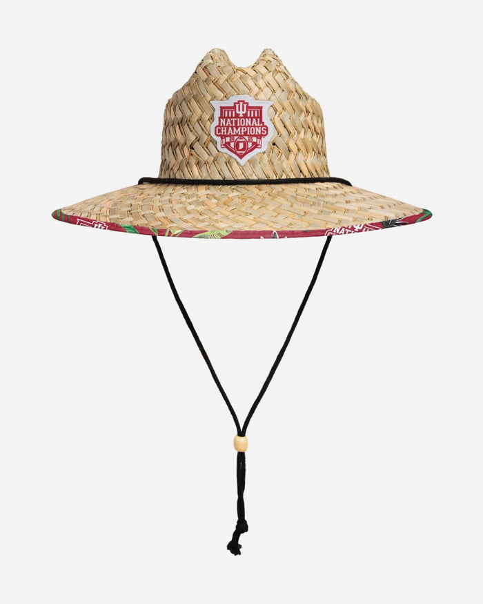 Indiana Hoosiers 2025 Football National Champions Straw Hat FOCO - FOCO.com
