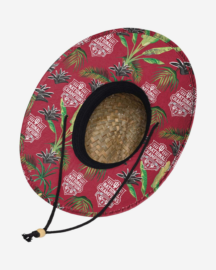 Indiana Hoosiers 2025 Football National Champions Straw Hat FOCO - FOCO.com
