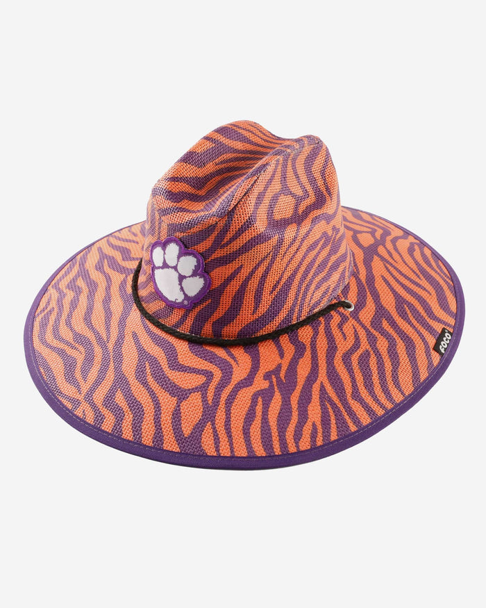 Clemson Tigers Thematic Straw Hat FOCO - FOCO.com