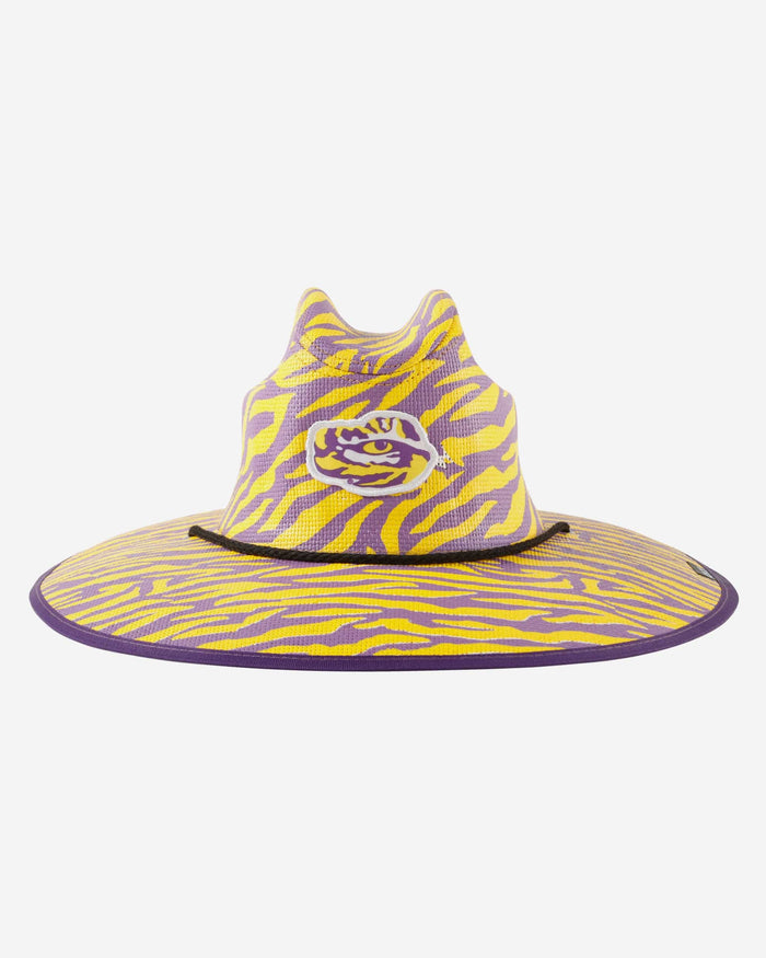 LSU Tigers Thematic Straw Hat FOCO - FOCO.com