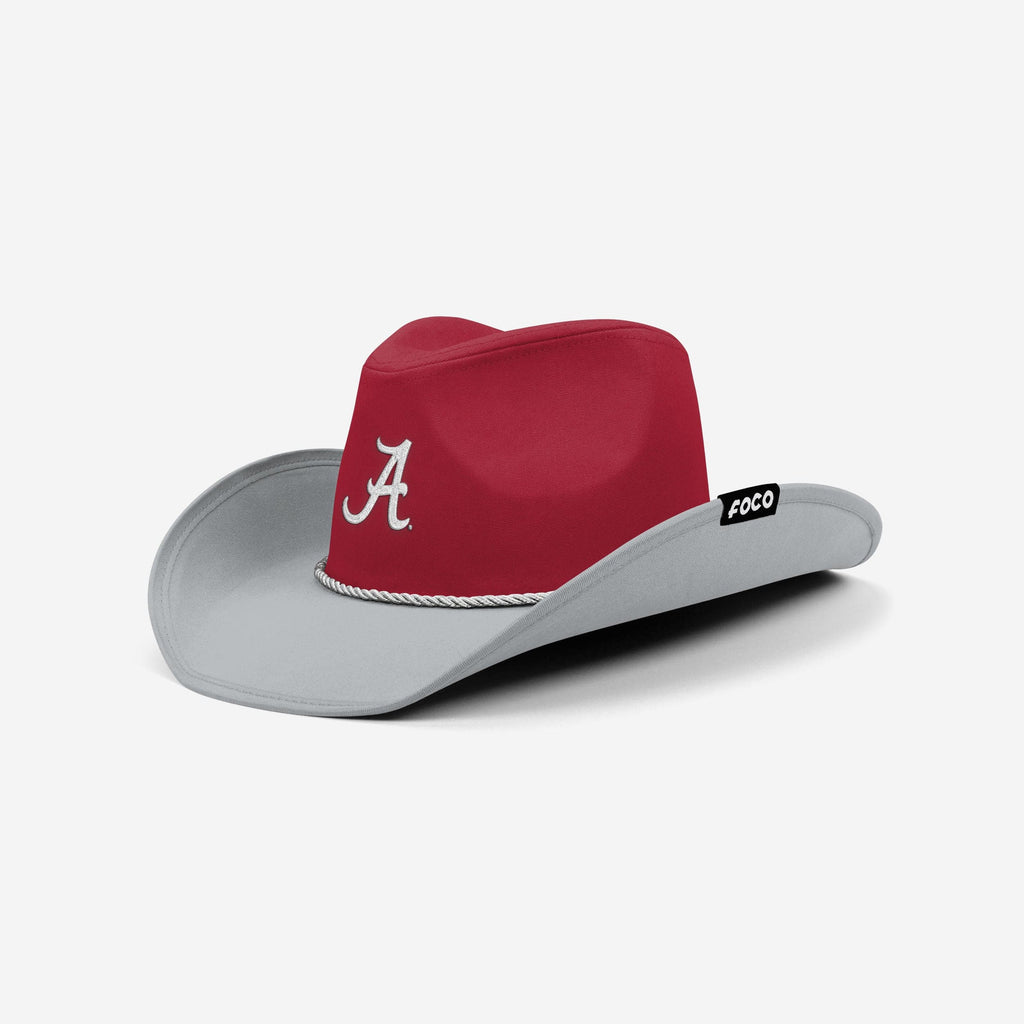 Alabama Crimson Tide Two Tone Cowboy Hat FOCO - FOCO.com