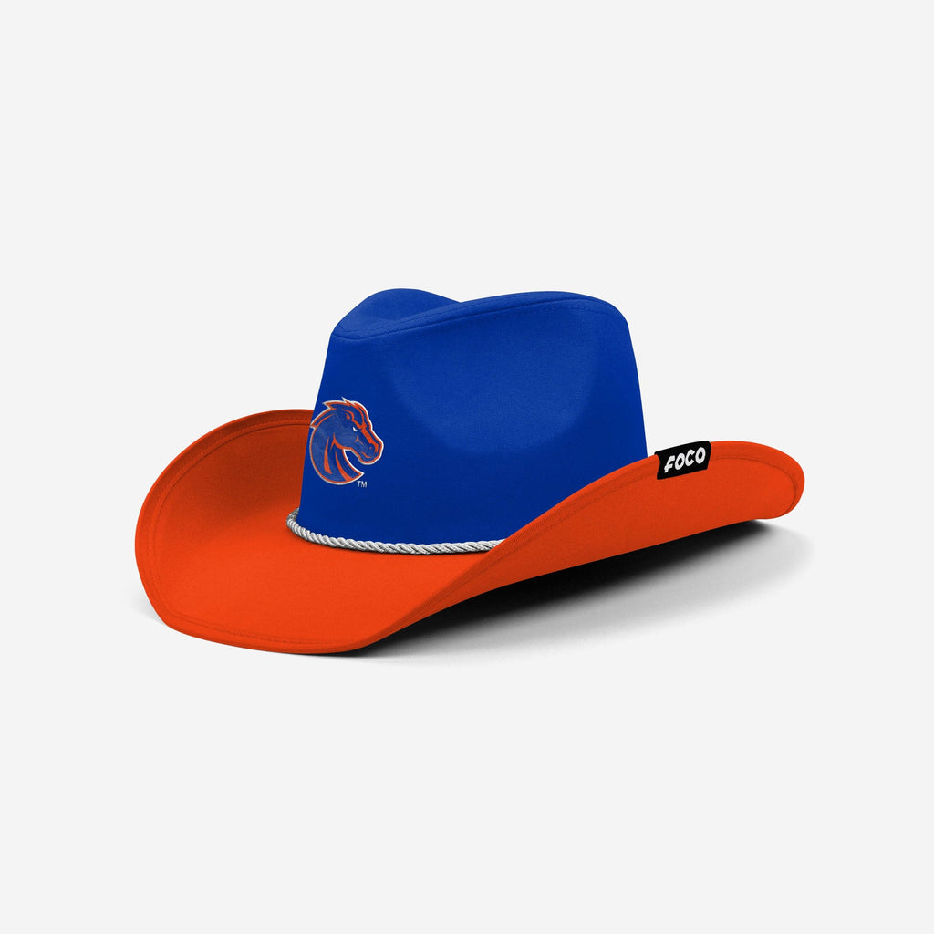 Boise State Broncos Two Tone Cowboy Hat FOCO - FOCO.com