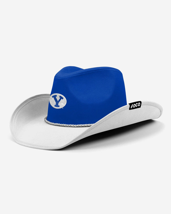 BYU Cougars Two Tone Cowboy Hat FOCO - FOCO.com