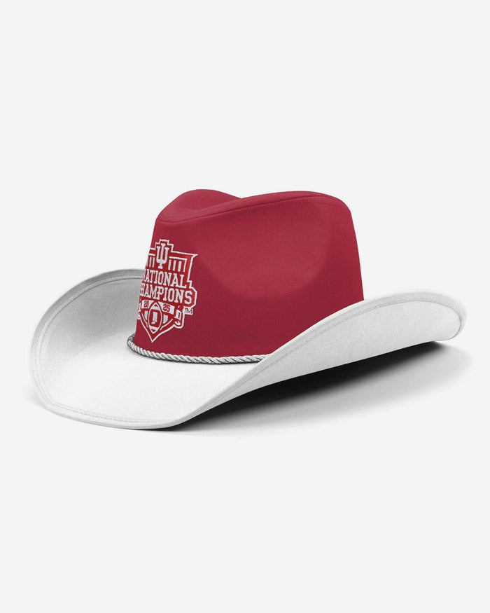 Indiana Hoosiers 2025 Football National Champions Two Tone Cowboy Hat FOCO - FOCO.com