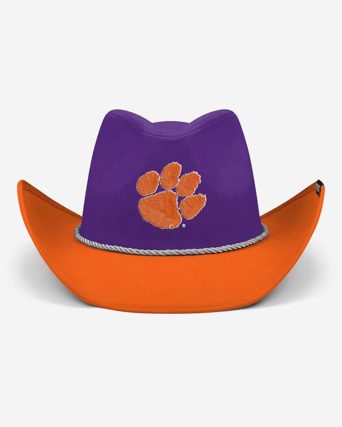 Clemson Tigers Two Tone Cowboy Hat FOCO - FOCO.com