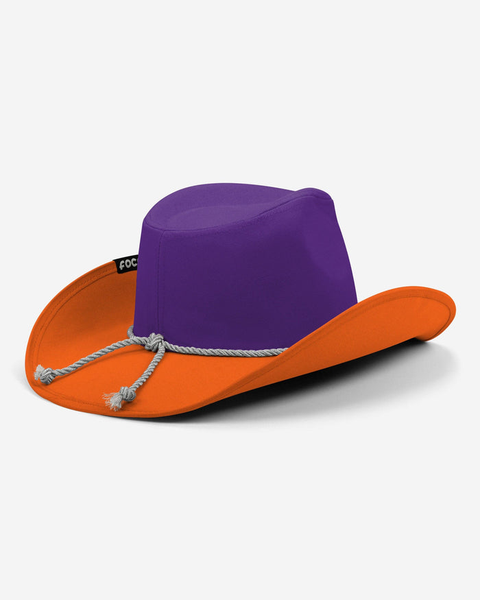 Clemson Tigers Two Tone Cowboy Hat FOCO - FOCO.com