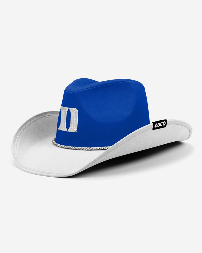 Duke Blue Devils Two Tone Cowboy Hat FOCO - FOCO.com