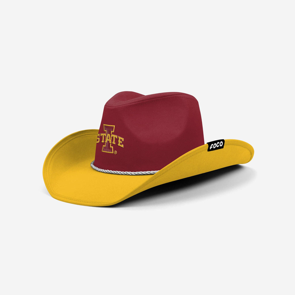 Iowa State Cyclones Two Tone Cowboy Hat FOCO - FOCO.com